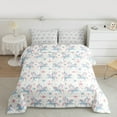 thumbnail image 2 of Castle Fairy Stars Unicorn 2Pcs Bedding Comforter Set,Magical Horse Twin Comforter Sets,Pink Blue Breathable Bedding Set for Girls Kids,Luxury Bedroom Decor, 2 of 8