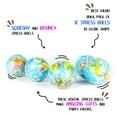 thumbnail image 4 of Globe Squeeze Stress Relief, Educational Toy Balls, Bulk 1 dozen, 3", 4 of 8