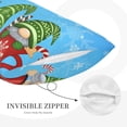 thumbnail image 3 of Naloa Merry Christmas Gnome Pillowcase, Throw Pillowcase, Wrinkle-Free, Stain-Resistant with Hidden Zipper for Bedroom Sofa-20"x30", 3 of 6