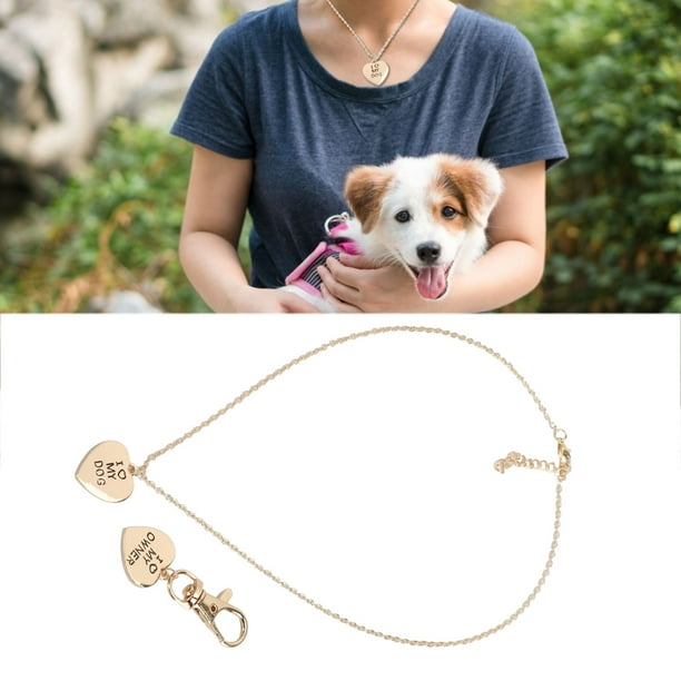 Dog and owner necklace deals