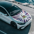 thumbnail image 4 of Uorisanigo Car Hood Cover Washable Haitian Logo Auto Hood Cover Portable Car Bonnet Banner for Cars Hoods Decoration and Protection Covers, Easy to Install, 4 of 7