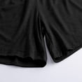 thumbnail image 4 of Wyobmus Pajama Shorts for Women Cotton Sleep Shorts Thin Casual Lounge Pants Drawstring Pj Bottoms Black, 4 of 6