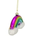 thumbnail image 3 of Northlight 4.75" Glass Rainbow and Clouds Christmas Ornament, 3 of 4