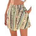 thumbnail image 2 of Women's Ruffle Wide Leg Flowy Clothes High Waist Shorts for Casual Beach Color 9 XL, 2 of 10
