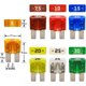 thumbnail image 4 of 35pcs 12v-24v Micro2 Voiture Fusible À Lame 5a/7.5a/10a/15a/20a/25a/30a(Chacun Pour 5pcs) Avec Fusibles Extracteur Pour Véhicule Auto Moto Voiture Bateau Camion-Fusibles Micro2-Fusibles, 4 of 6