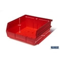 thumbnail image 3 of Triton Products 3-235R 10-7/8"L x 11"W x 5"H Stacking, Hanging, Interlocking Polypropylene Bins, 6ct, 3 of 6