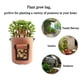 thumbnail image 5 of Bolsas de de , bolsa de Bolsa de de plantas espesadas, contenedor de maceta de verduras de jardín con S marrón, 5 of 5