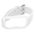 thumbnail image 4 of Watch Band with Case 20mm Waterproof Soft Silicone Adjustable Size Lightweight for OPPO Free White + White Shell, 4 of 14