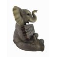 thumbnail image 4 of Safari Wildlife Adorable Elephant Pachy Welcome Sign Figurine Patio Decor Statue, 4 of 10