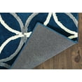 thumbnail image 2 of United Weavers Pure Area Rug 2320-30361 Triquetra Denim Blue Linked Circles, 2 of 2