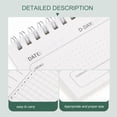 thumbnail image 4 of 1Set Rectangular Agenda Notepad for Daily and Weekly Planning 8.06X5.58X0.31in, 4 of 8