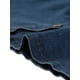 thumbnail image 5 of Vestido de camisa de mezclilla para mujer, cuello de manga corta, cinturón, botones, vestidos de mezclilla Azul L, 5 of 5