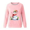 thumbnail image 4 of WXLWZYWL Oversized Sweatshirts for Women Long Sleeve Crewneck Pullover Xmas 3D Graphic Ugly Sweater Santa Shirts Funny Gifts, 4 of 4