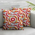 thumbnail image 3 of Qinduosi Christmas Throw Pillow Covers Christmas Square Pillowcases Cushion Cover Inch for Room Sofa Chair Bed Home Decor Set of, 3 of 5