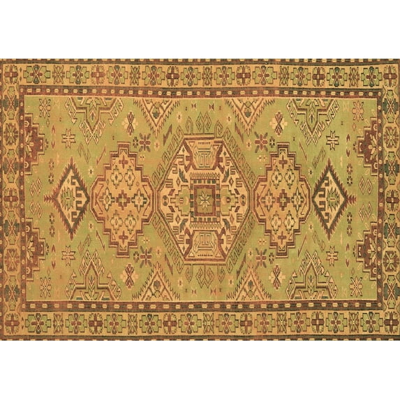 Ahgly Company Indoor Rectangle Persian Brown Traditional Area Rugs, 4' x 6'