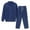 Navy, variant on Breezora Women's Casual Hooded Sweatshirt and Pants Set Comfortable Sporty Two Piece Lounge Wear L Size Beige
