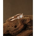 thumbnail image 4 of Forever Jewels 1Ct Round Cut Moissanite Womens Engagement Ring 14K Rose Gold Plated, 4 of 5