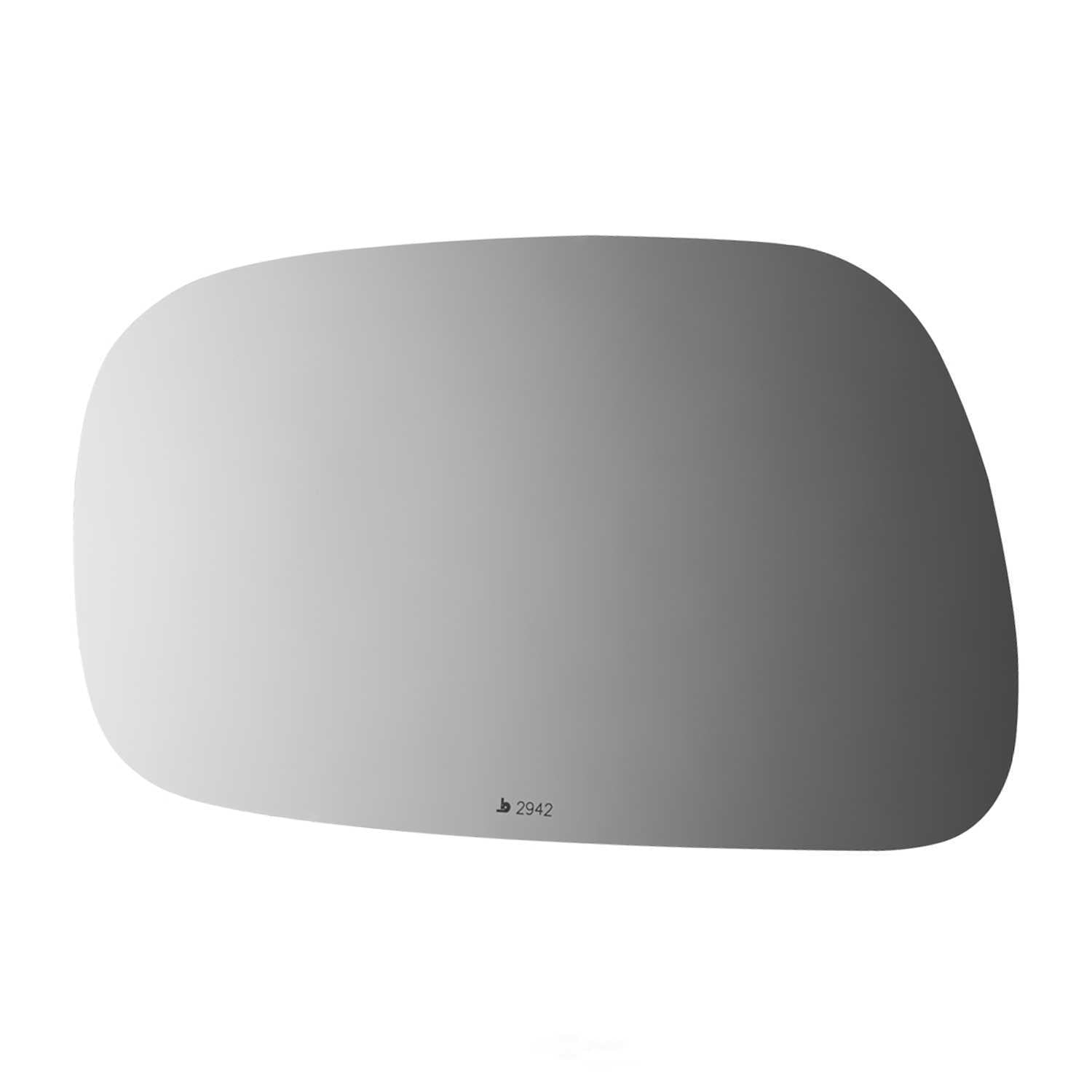 Burco Side View Mirror Replacement Glass - Clear Glass - 2942