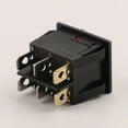 thumbnail image 6 of Dual Boat Rocker Switch On/Off Spst 6 Pin 2Position Rocker Switch With Red Light, 6 of 9