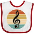 thumbnail image 3 of Inktastic Music Treble Clef Marching Band Boys or Girls Baby Bib, 3 of 4