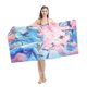 thumbnail image 1 of Toalla de playa de microfibra estampada, 1 of 3