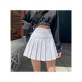 thumbnail image 4 of Women Girls Student College Style Basic Versatile Pleated Skirt, 4 of 4