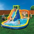 thumbnail image 2 of BANZAI Giant Inflatable Splash Falls Waterpark with Pool, Bouncer & Sprinkler, 2 of 7
