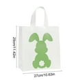 thumbnail image 3 of SLYNSHome Easter Gift Bags with Handles,Cute Rabbit Treat Bags for Party Favors Green Easter Bunny Bags Tote Bag, 3 of 7