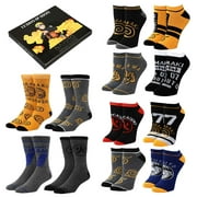 Naruto Shippuden 12-Pack Ankle & Crew Socks