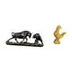 thumbnail image 5 of Colección Moderna De Esculturas De Animales De Feng Shui Con Figuras De Toro, Oso, Vaca, Ganado Y Gallo Para Escritorio, Hogar, Cumpleaños, Aniversario, Etc., 5 of 8