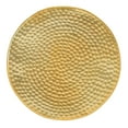 thumbnail image 3 of SAFAVIEH Janus Hammered End Table Gold, 3 of 7
