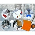 thumbnail image 3 of Pelle à Neige Robuste de 29 Pouces - Déneigeuse en Métal avec Manche Réglable et Lame Inclinée pour Allée et Trottoir, 3 of 8