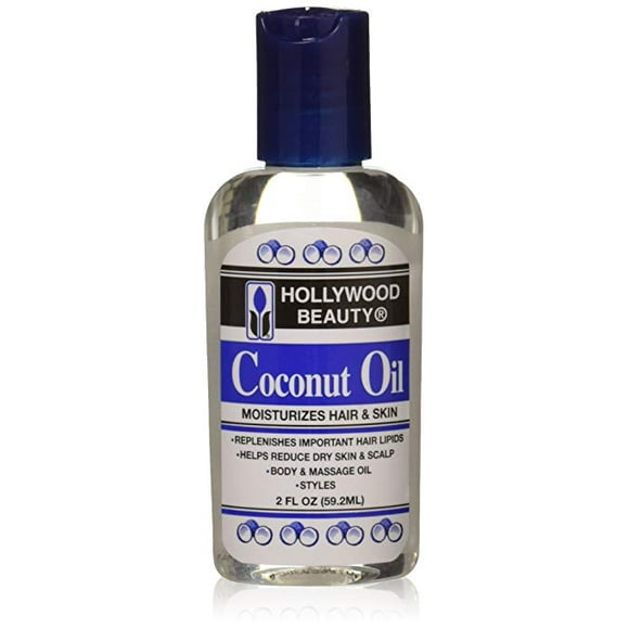 Hollywood Beauty Coconut Oil Hair and Skin Moisturizer 2 fl oz