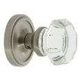 thumbnail image 3 of Nostalgic Warehouse Clawal_Dp_Nk Vintage Luxe Waldorf Lead Crystal Octagon Dummy Door Knob, 3 of 5