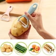 thumbnail image 5 of Potato Carrot Peeler Gadget Kitchen Fruit Vegetable Peel Food L4T1, 5 of 9