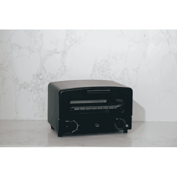 Willow Kitchen Mini Toaster Oven 4 Slice for Home and Kitchen Use, 1300-Watts, Black