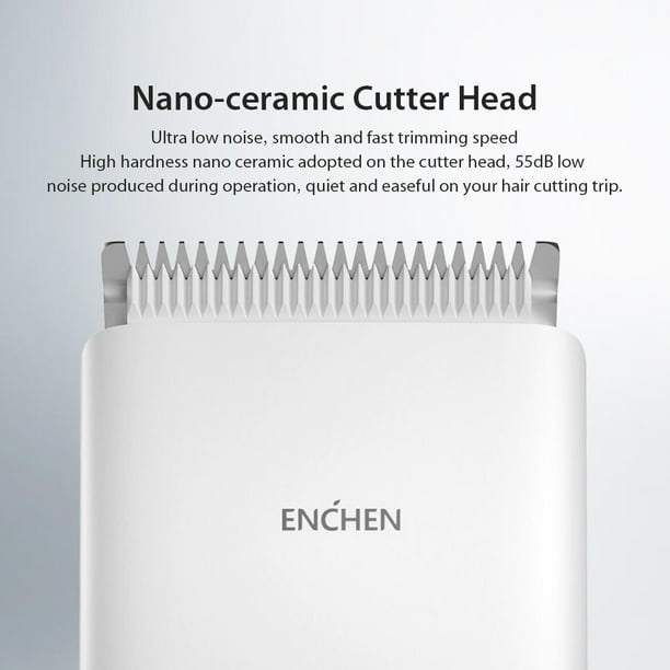 ENCHEN Boost Hair Trimmer USB Electric Hair Two Speed Nano Ceramic Cutter Hair Fast Charging Rechargeable With Type C Port for Kids Adults With Scissors Hair Cut Cloth Walmart