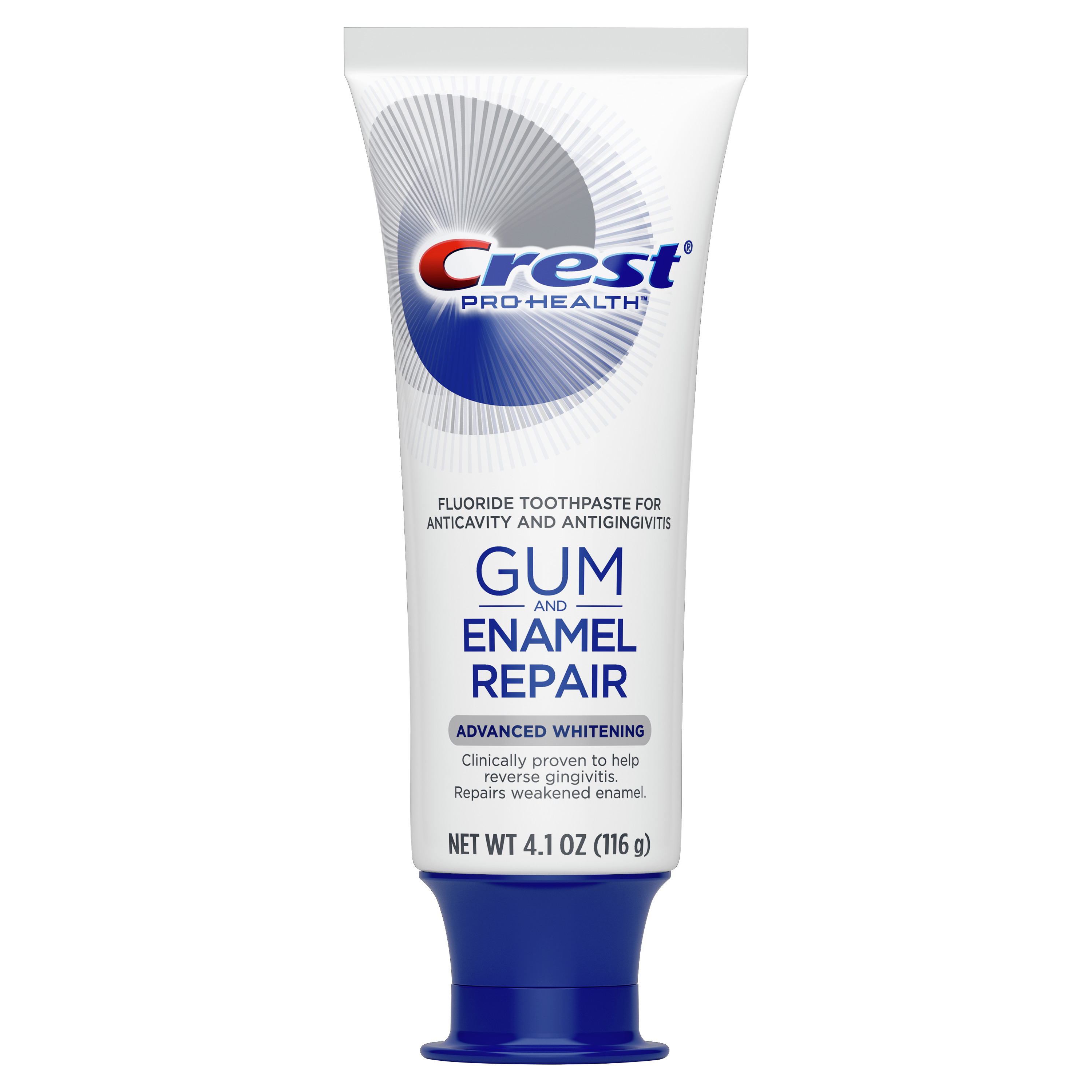 Crest Gum and Enamel Repair Toothpaste, Advanced Whitening, 4.1 oz - image 2 of 8