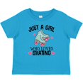 thumbnail image 3 of Inktastic Just A Girl Who Loves Skating Girls Baby T-Shirt, 3 of 5