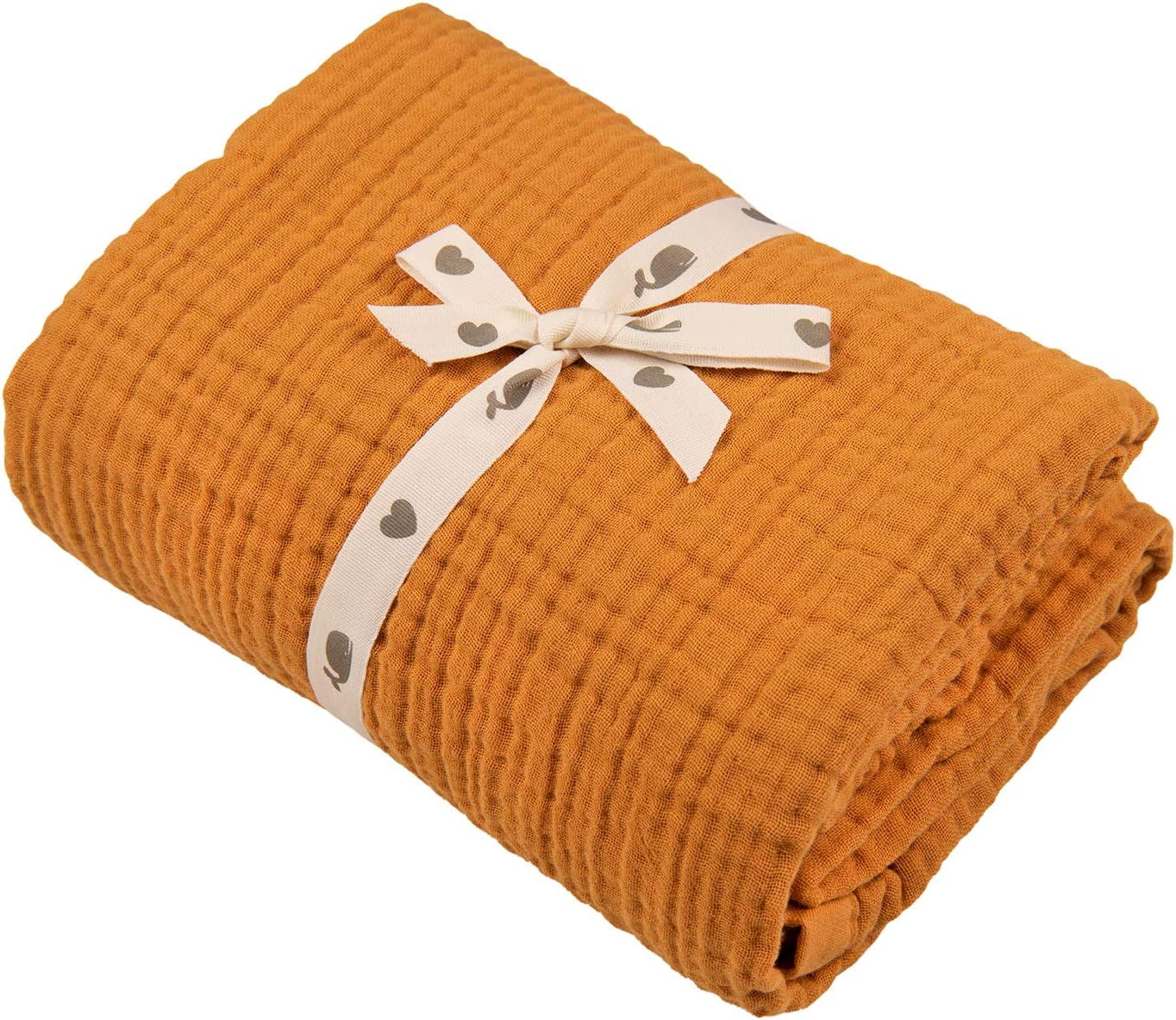 Migaloo Muslin Blankets, 4 Layers Baby Toddler Quilt, 47 x 35 inch, 100