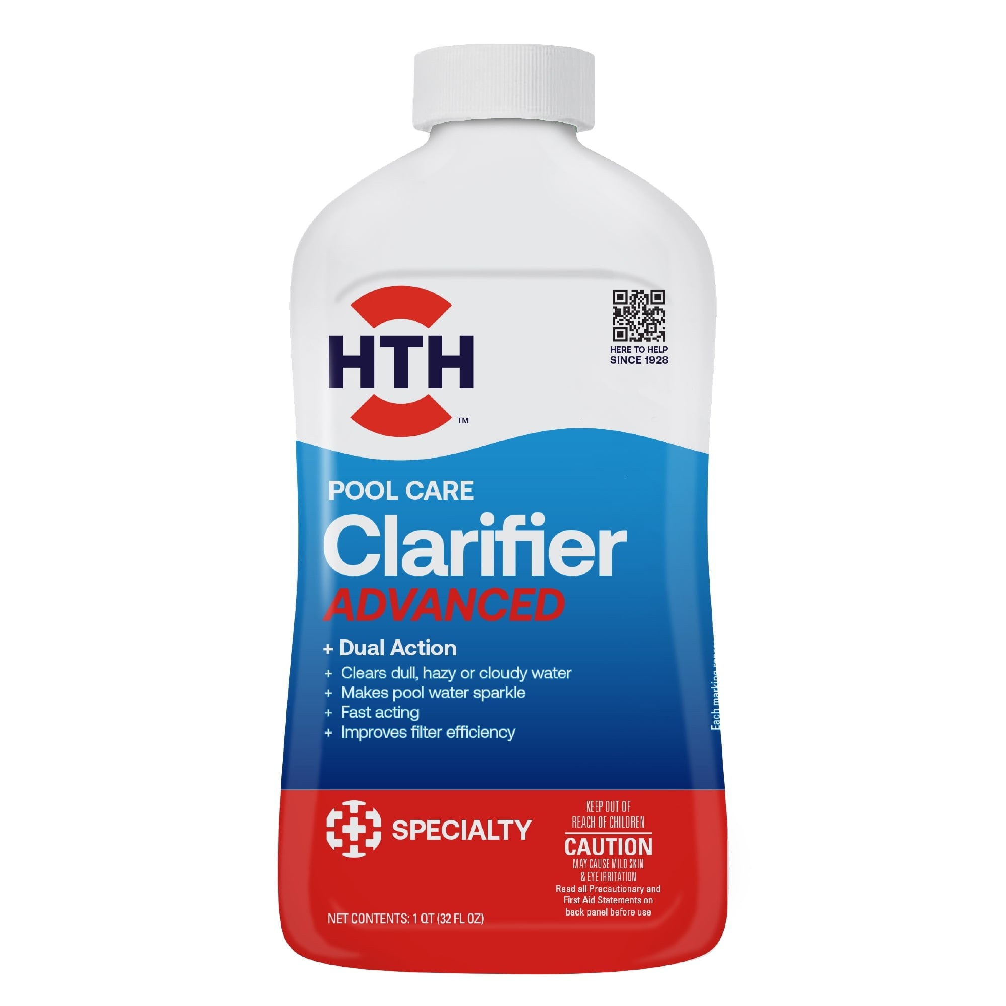 HTH Pool Care, Clarifier Advanced for Swimming Pools, 32 fl. oz