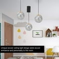 thumbnail image 4 of Football Ceiling Light, LED Soccer Pendant Lamp Iron PC Material Warm Light, Hardwired Installation, Soccer Ball Ceiling Lamp for Bedroom Living Room Study Indoor Use, 4 of 7