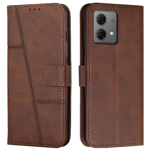 Funda Flip para FOXDOCK moto Edge 40 neo – Carcasa delgada y resistente a impactos con soporte para uso diario y profesional