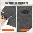 thumbnail image 3 of Waterproof Garage Floor Mat for Under Car, Non-slip 6.6'x8.5' Compact Size Heavy Duty Containment Mat, Protects Garage Floor from Water, Mud and Oil, For Garages,Greenhouses, 3 of 7