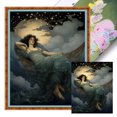 thumbnail image 1 of Hilo Algodón Ecológico Ygjytge Bordado Punto Cruz Impreso Diosa 11CT 40x50cm, 1 of 9