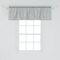 thumbnail image 2 of Ambesonne Grey and White Window Valance, Floral Petals Branches and Leaves Faded Toned Abstract Blossoms Pattern, Curtain Valance for Kitchen Bedroom Decor with Rod Pocket, 54" X 18", Grey, 2 of 3