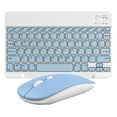 thumbnail image 4 of Elegant Choise Wireless Bluetooth Keyboard and Mouse Set Rechargeable for iPad Laptop Mac PC, White, 4 of 18