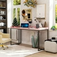 thumbnail image 6 of Furniture of America Timor Modern Wood Computer Desk with USB, 6 of 8