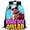 4, variant on Funny John Video Pig Pork Student Backpack Cartoon Anime Backpack