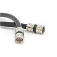 thumbnail image 2 of 25' Feet, Black RG6 Coaxial Cable (Coax Cable) with Weather Proof Connectors, F81 / RF, Digital Coax - AV, Cable TV, Antenna, and Satellite, CL2 Rated, 25 Foot, 2 of 9